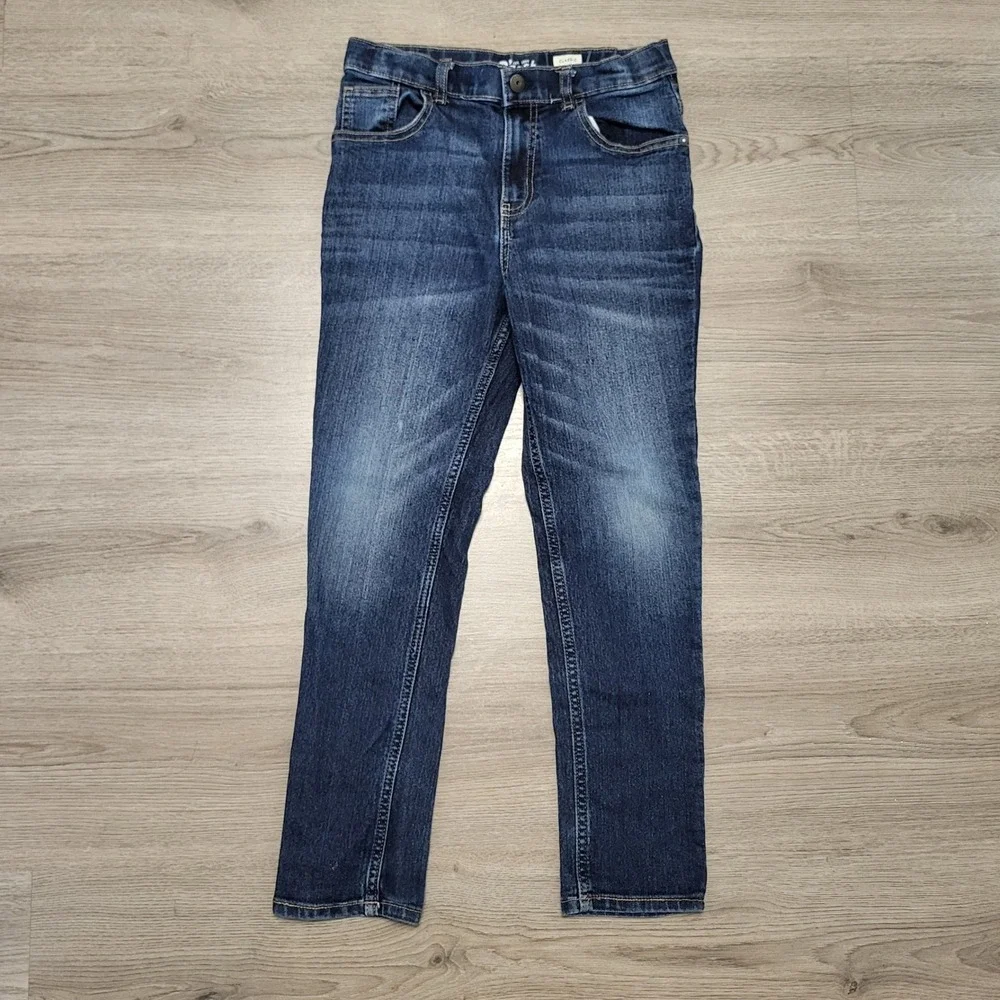 OshKosh Bgosh Kids‎ Classic Straight Leg Blue Jeans Dark Wash Denim Boys size 10